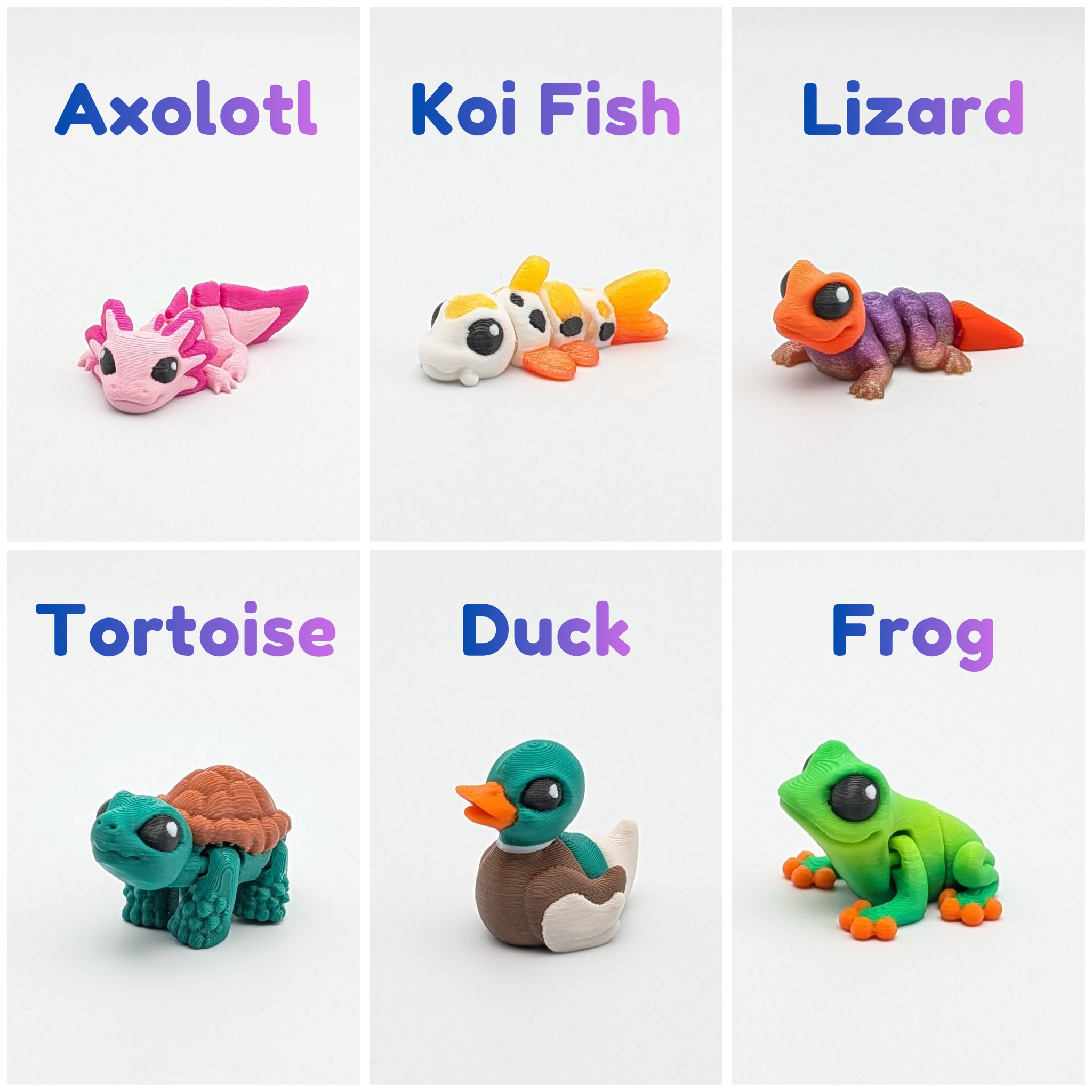 Hatchlings Pond Pack Articulated Fidgets
