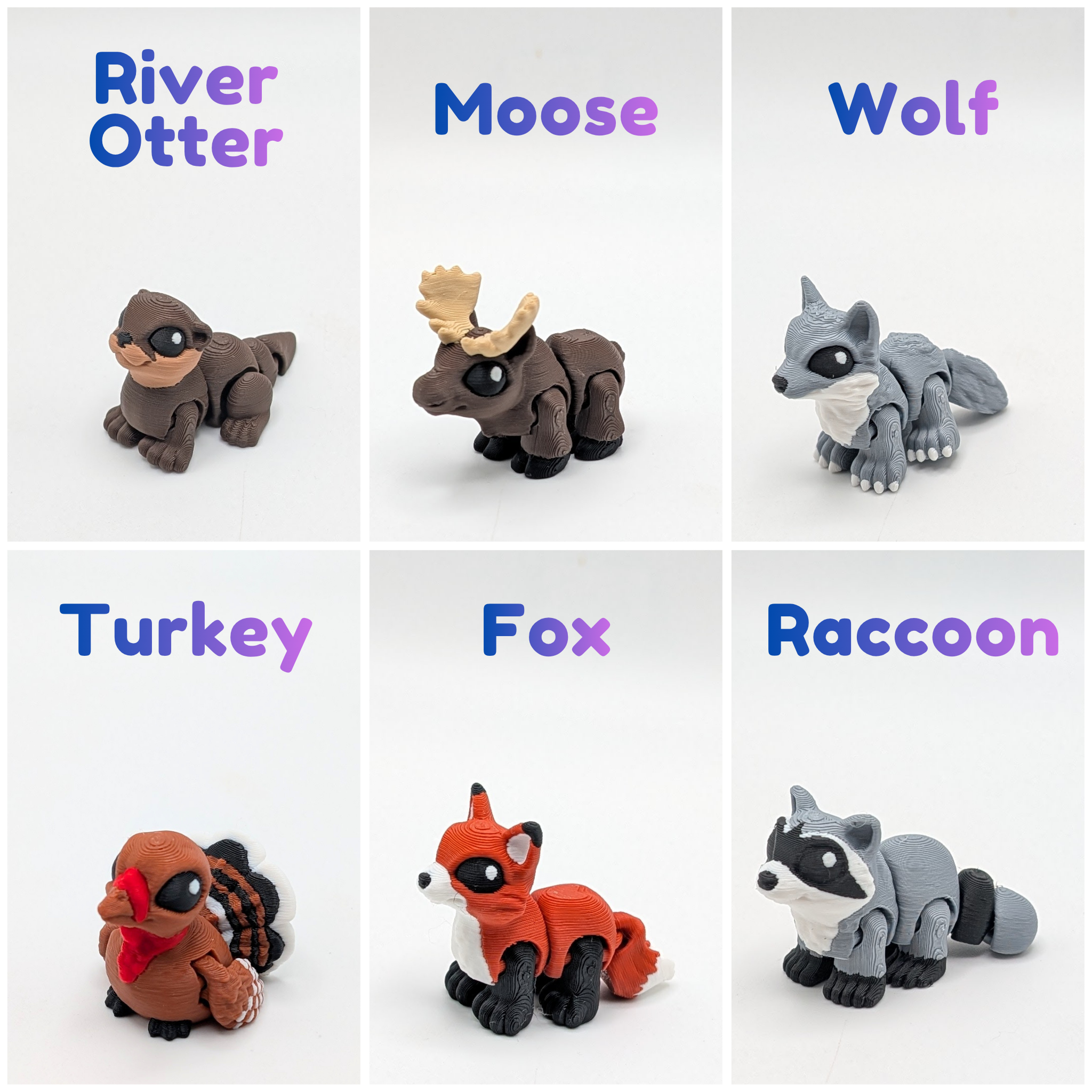 Articulated Woodlands Hatchlings Flexi Minis with Optional Egg