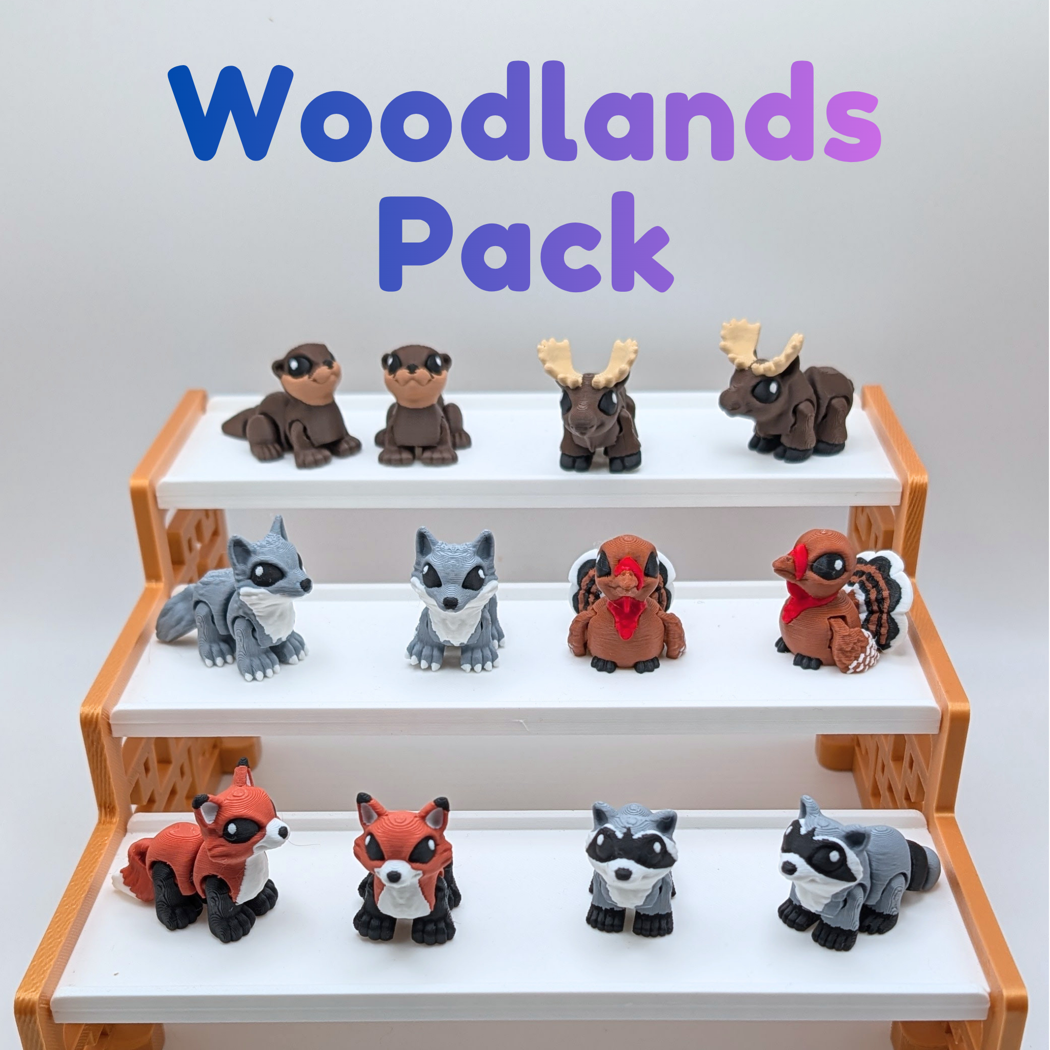 Articulated Woodlands Hatchlings Flexi Minis with Optional Egg