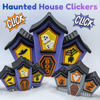 Haunted House Mechanical Clicker Fidget