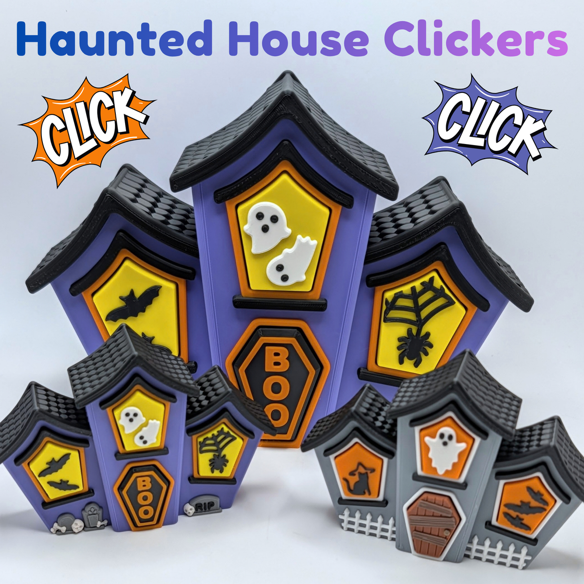 Haunted House Mechanical Clicker Fidget
