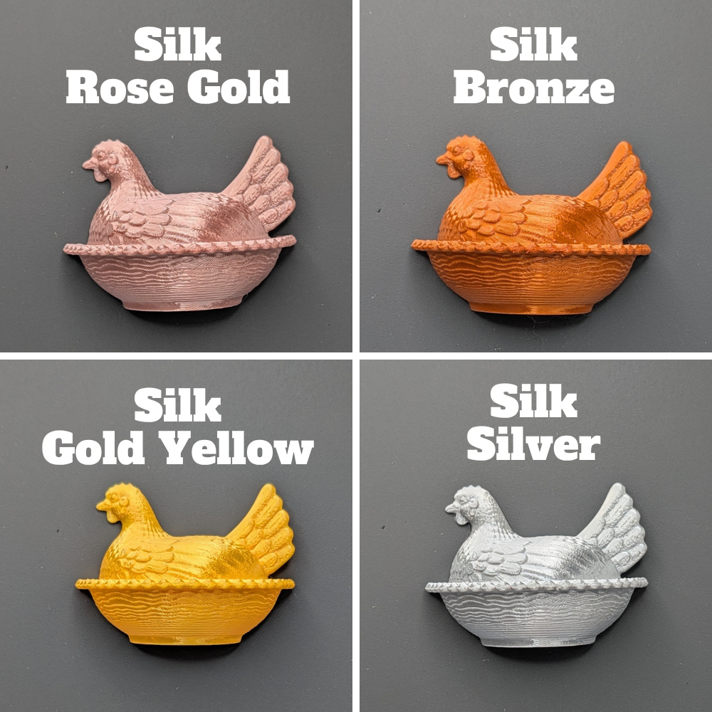 Hen on Nest Refrigerator Magnet - 3D Printed Vintage Style Kitchen Decor