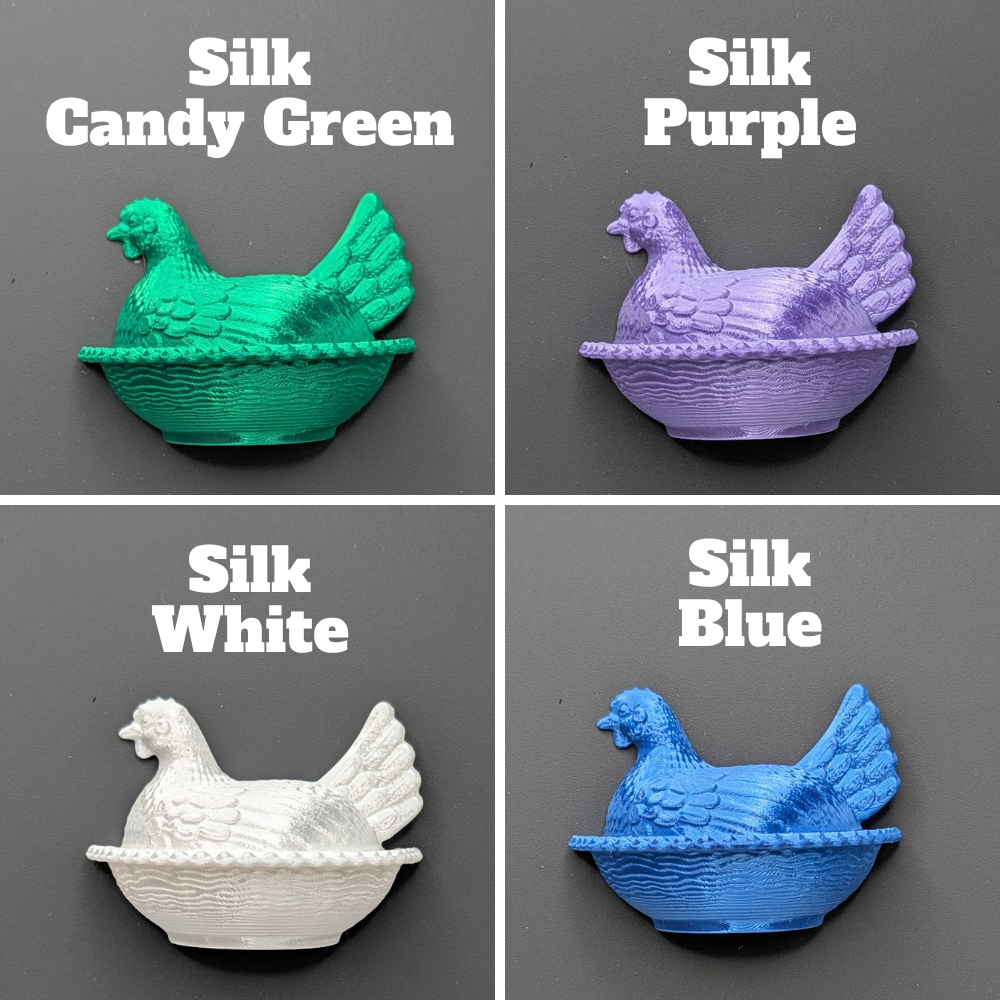 Hen on Nest Refrigerator Magnet - 3D Printed Vintage Style Kitchen Decor