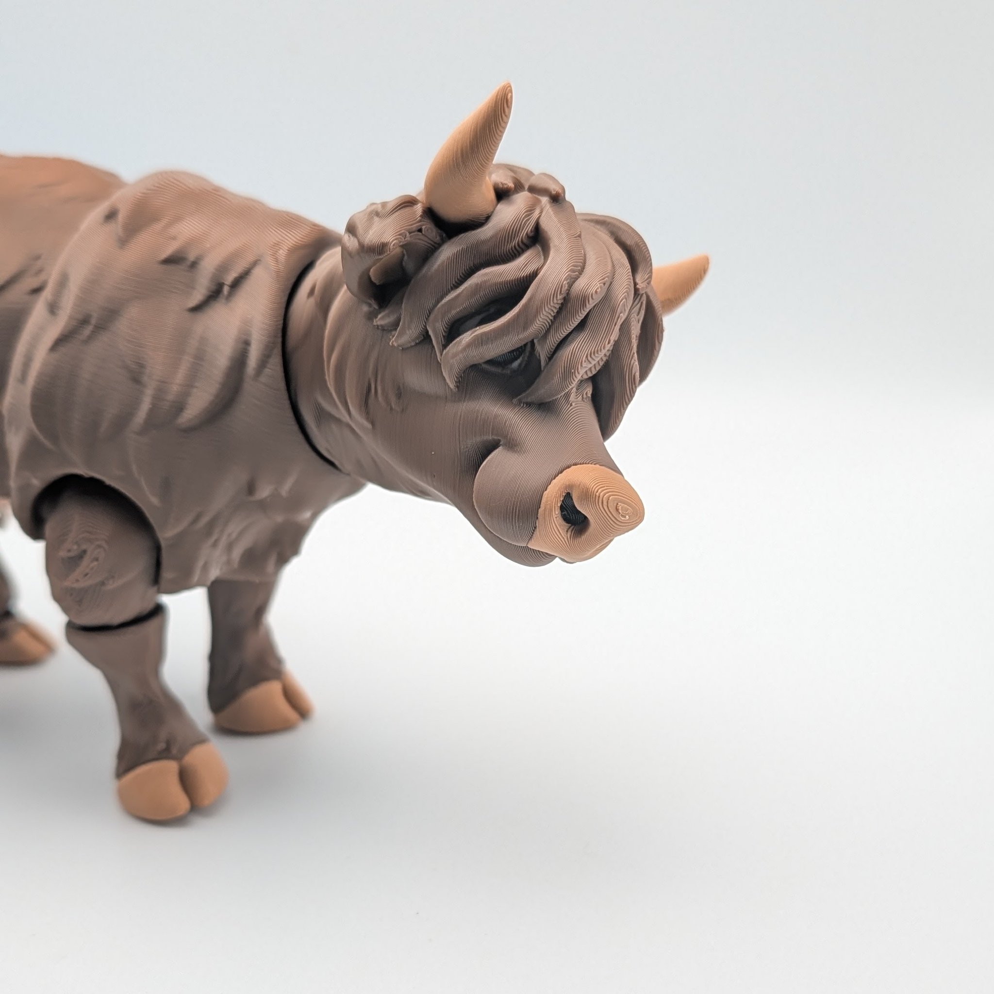 Flexi Highland Cow Articulated Fidget Toy