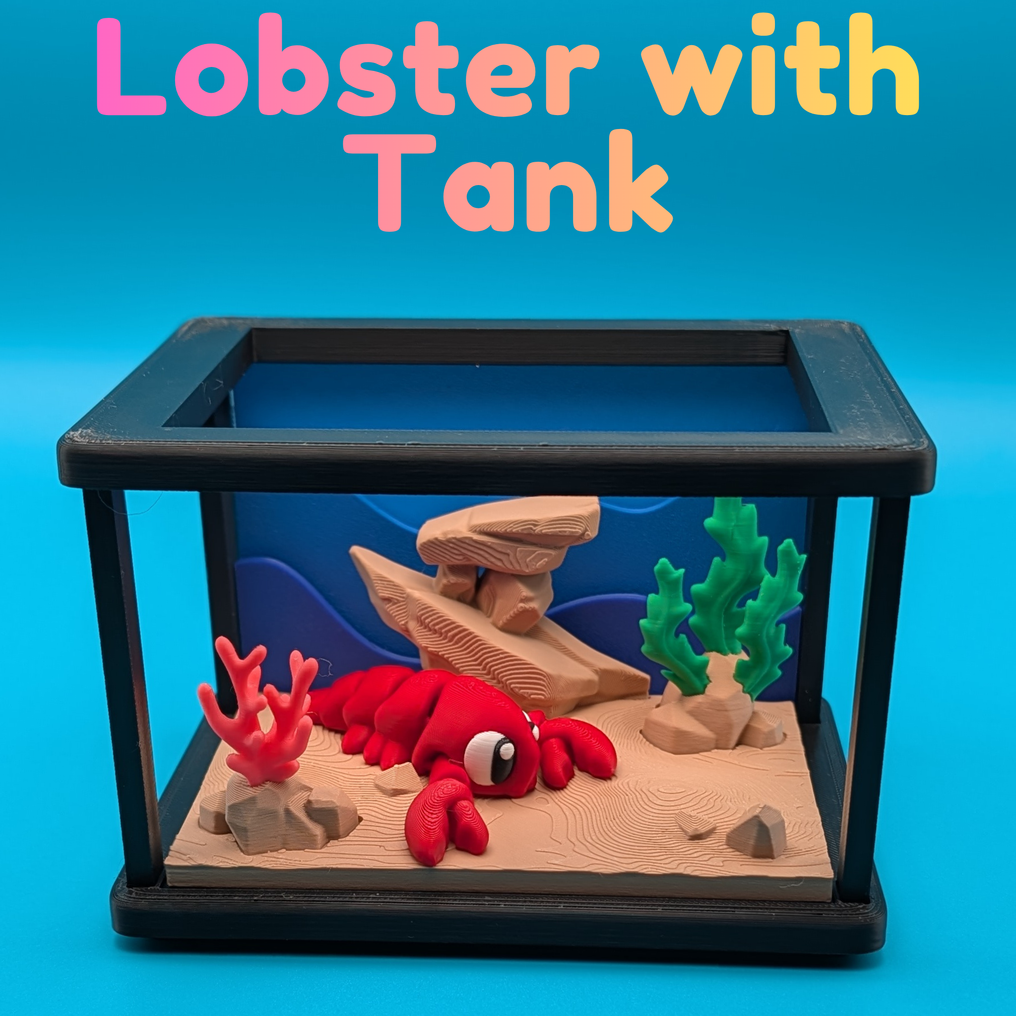 The Lobster Tank | Articulated Fidget & Habitat