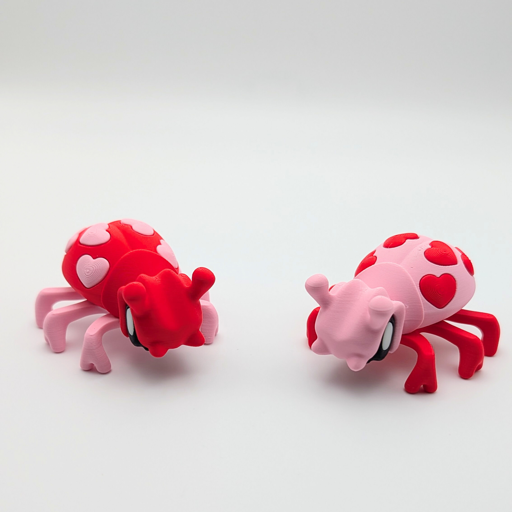 Love Bug Fidget Keychain | Valentine's Day Gift | Backpack Charm