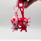 Love Bug Fidget Keychain | Valentine's Day Gift | Backpack Charm