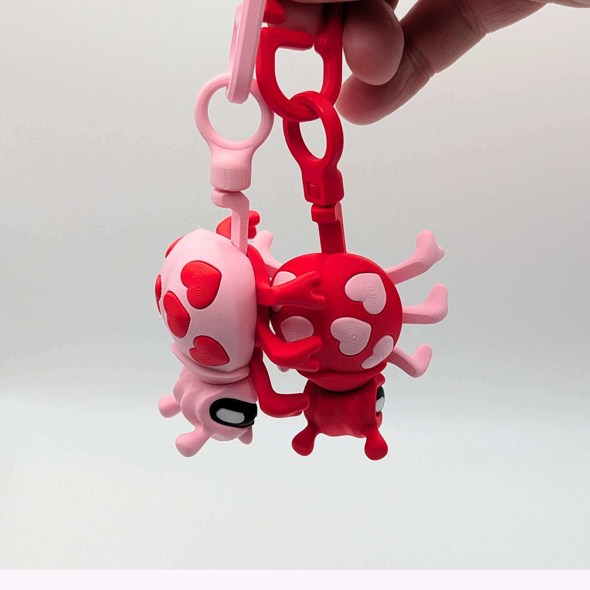 Love Bug Fidget Keychain | Valentine's Day Gift | Backpack Charm