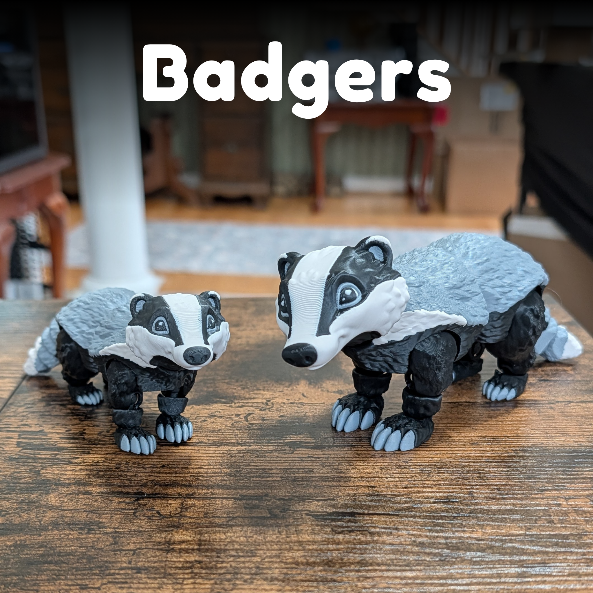 Flexi Badger Articulated Fidget Toy