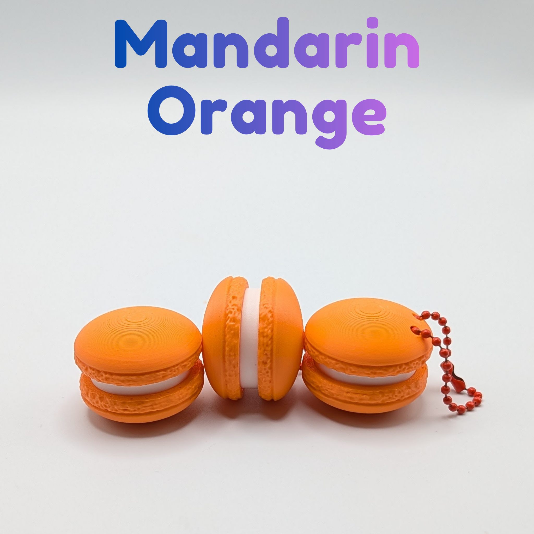 Macaron Fidget Clicker – Mechanical Keyboard Sensory Keychain