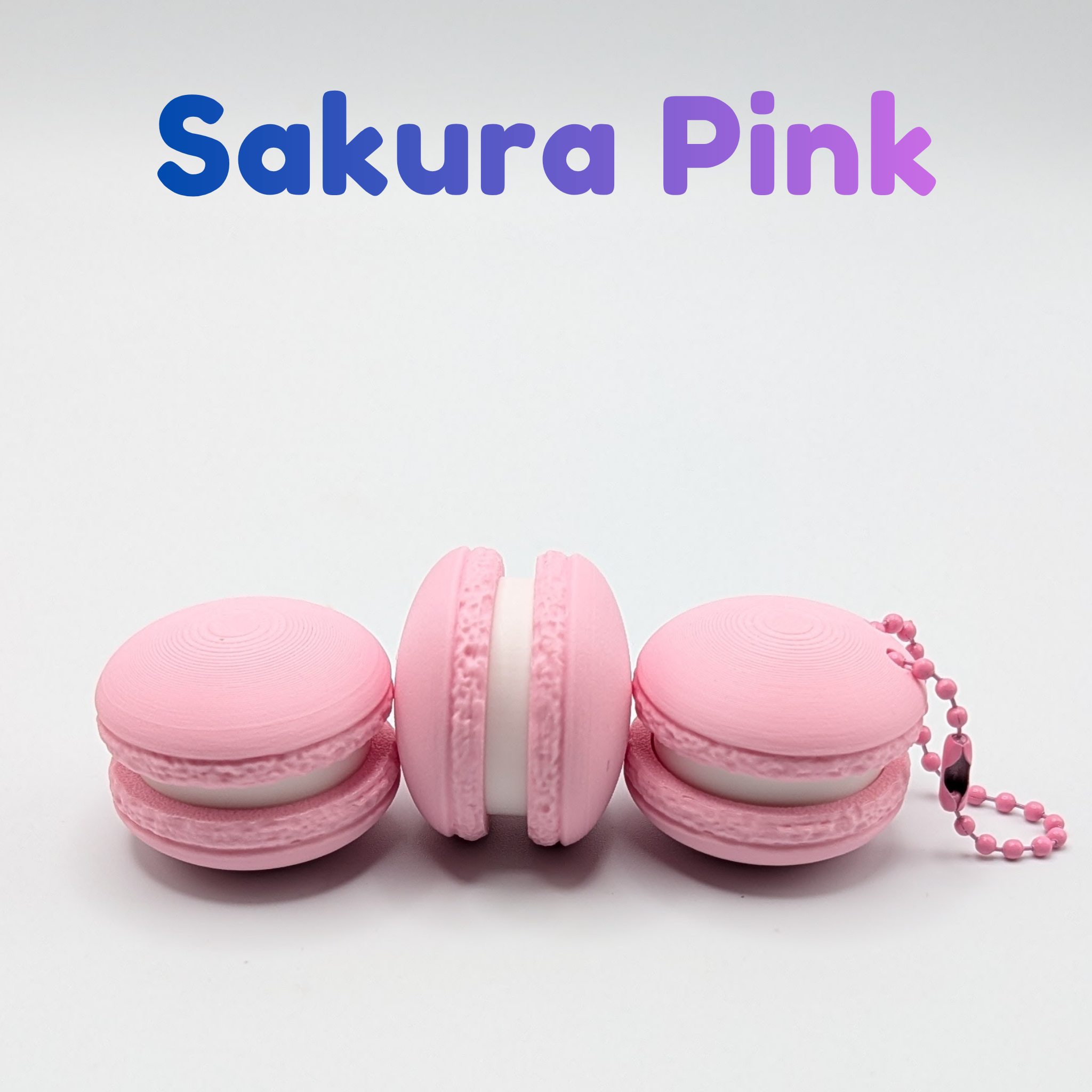 Macaron Fidget Clicker – Mechanical Keyboard Sensory Keychain