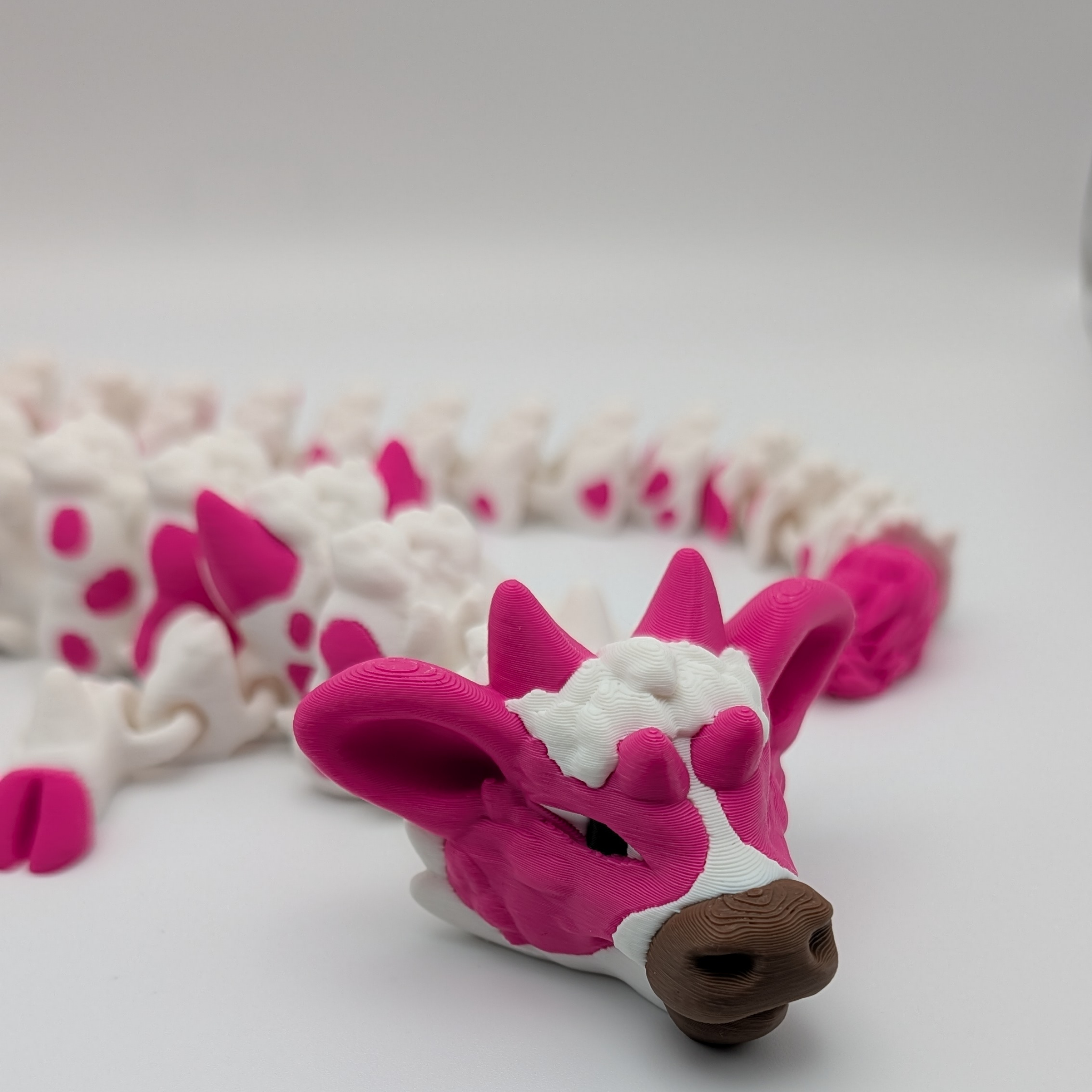 Articulated Cow Dragon - Winged & Baby Versions 🐮