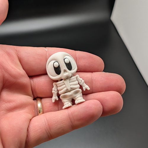 3D Printed Mini Skeleton Figure