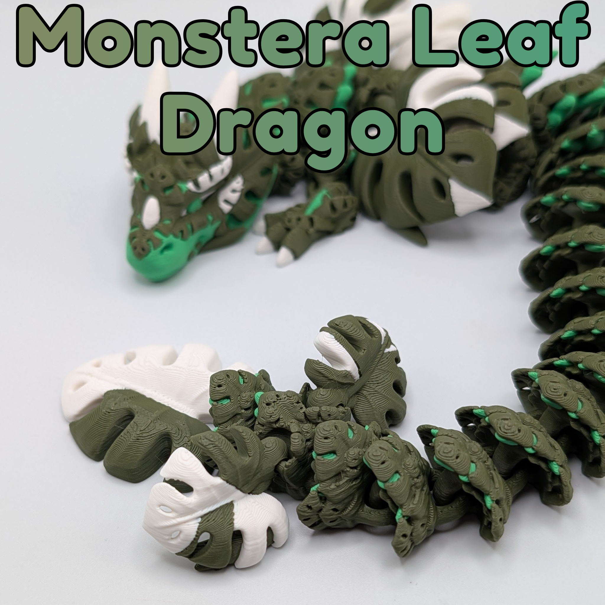 Articulated Monstera Leaf Dragon