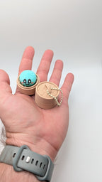 Dumpling Clicker Fidget Toy in Steamer Basket