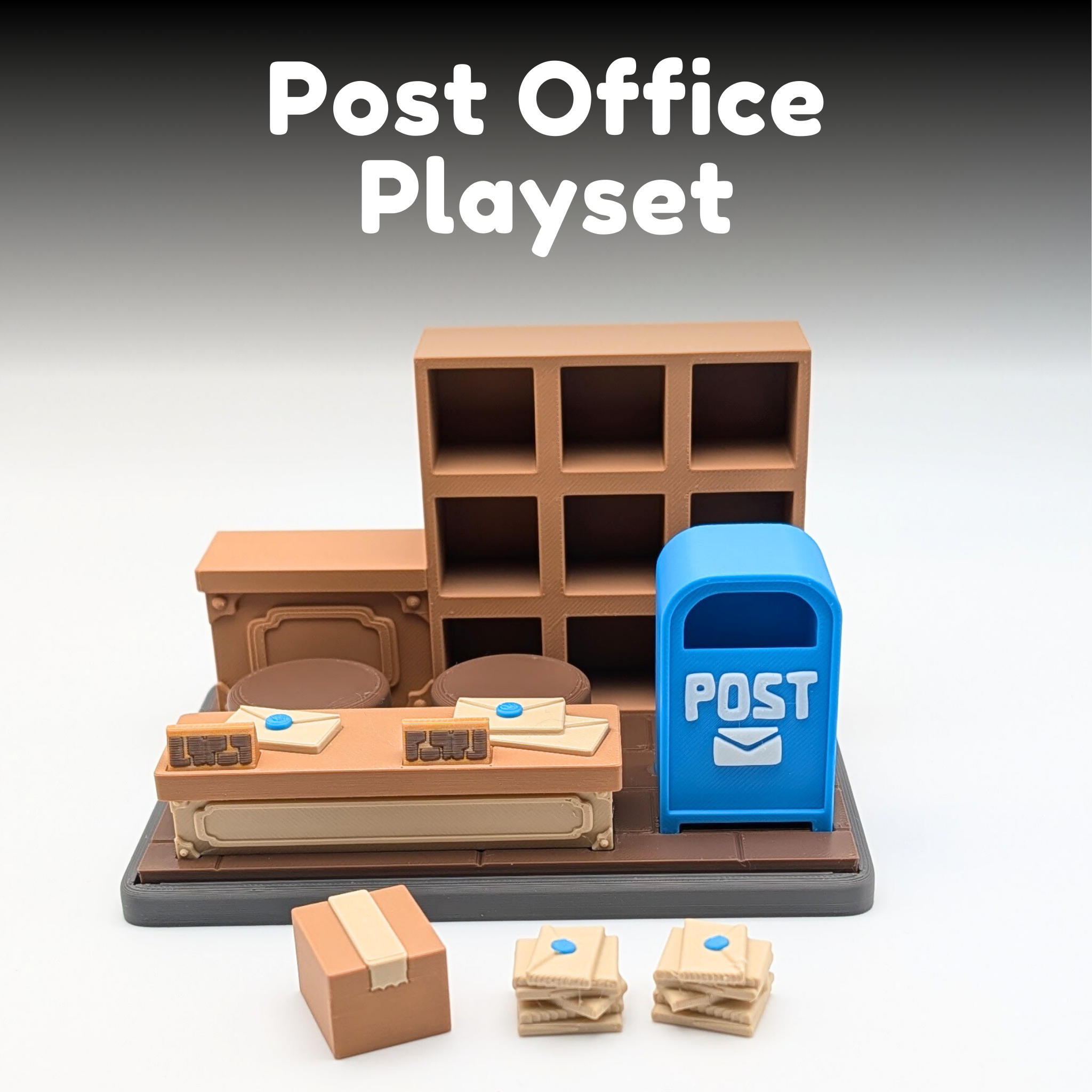Flexi Pigeon & Post Office Playset