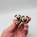 Flexi Pug Articulated Fidget Toy and Bakery Playset