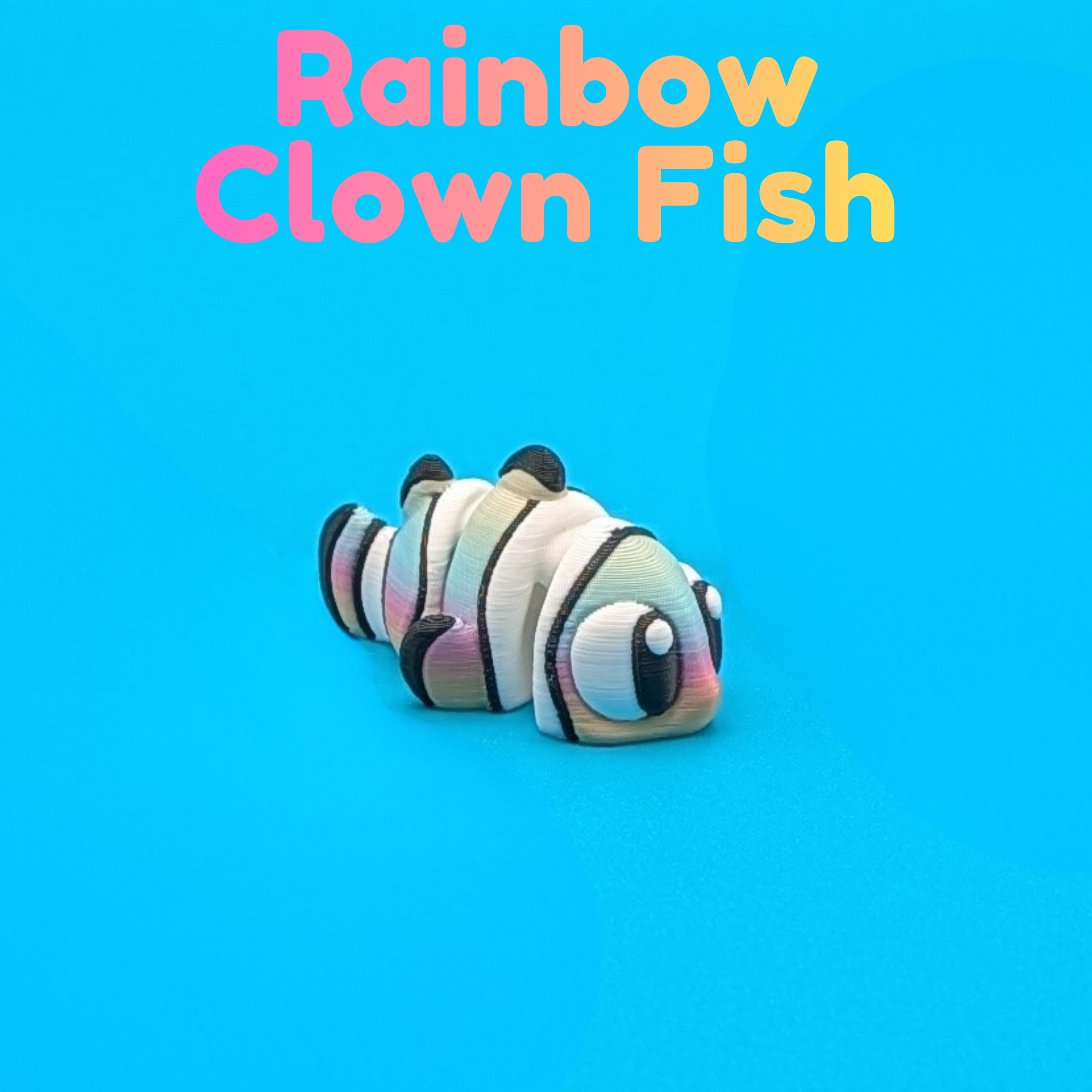 Articulated Tropical Fish Fidgets | Clownfish, Blue Tang, Butterfly