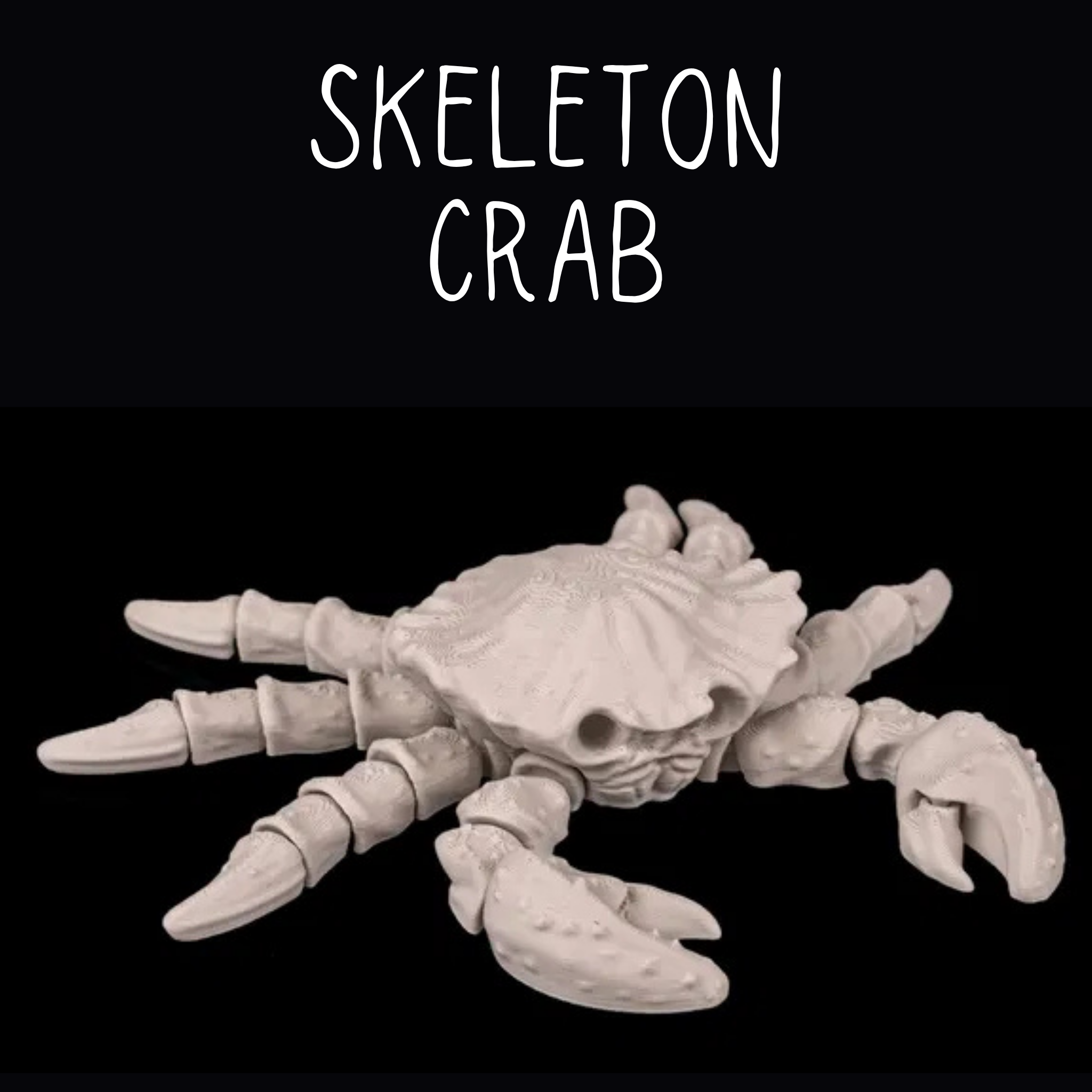 Deep Sea Skeleton Articulated Fidget Toy