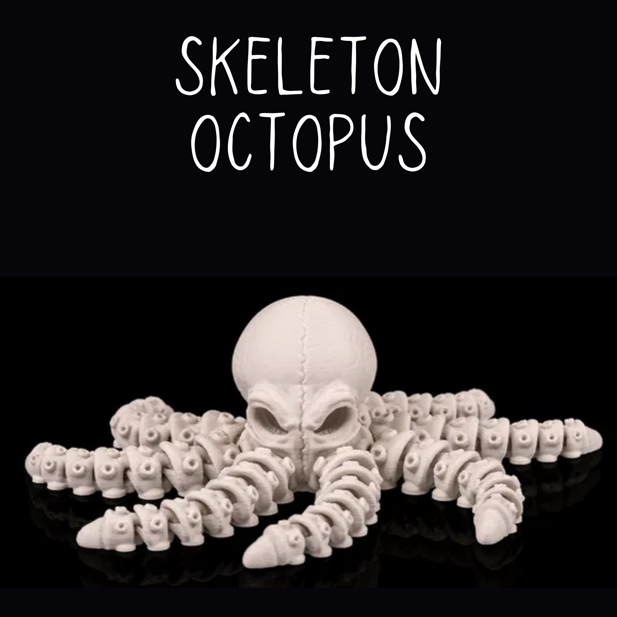 Deep Sea Skeleton Articulated Fidget Toy