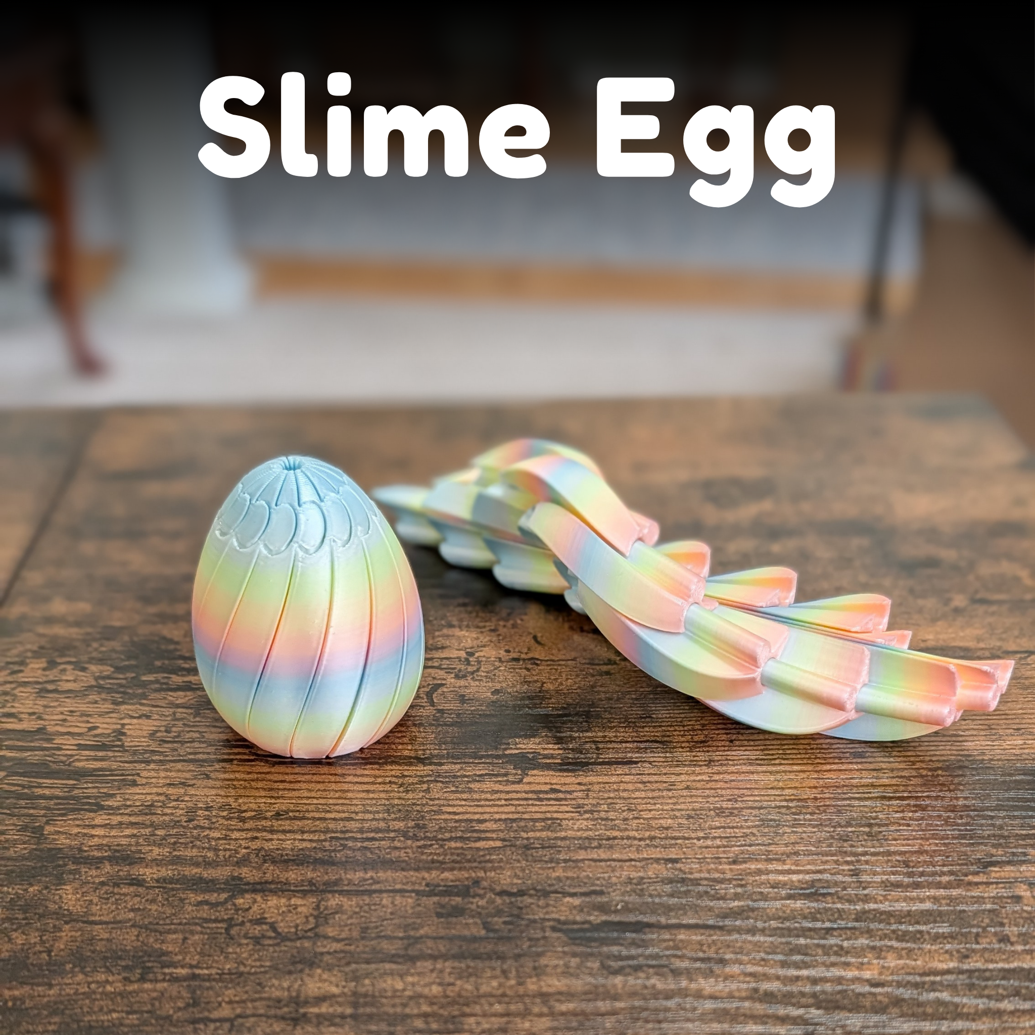 Telescoping Slime Egg Fidget Toy