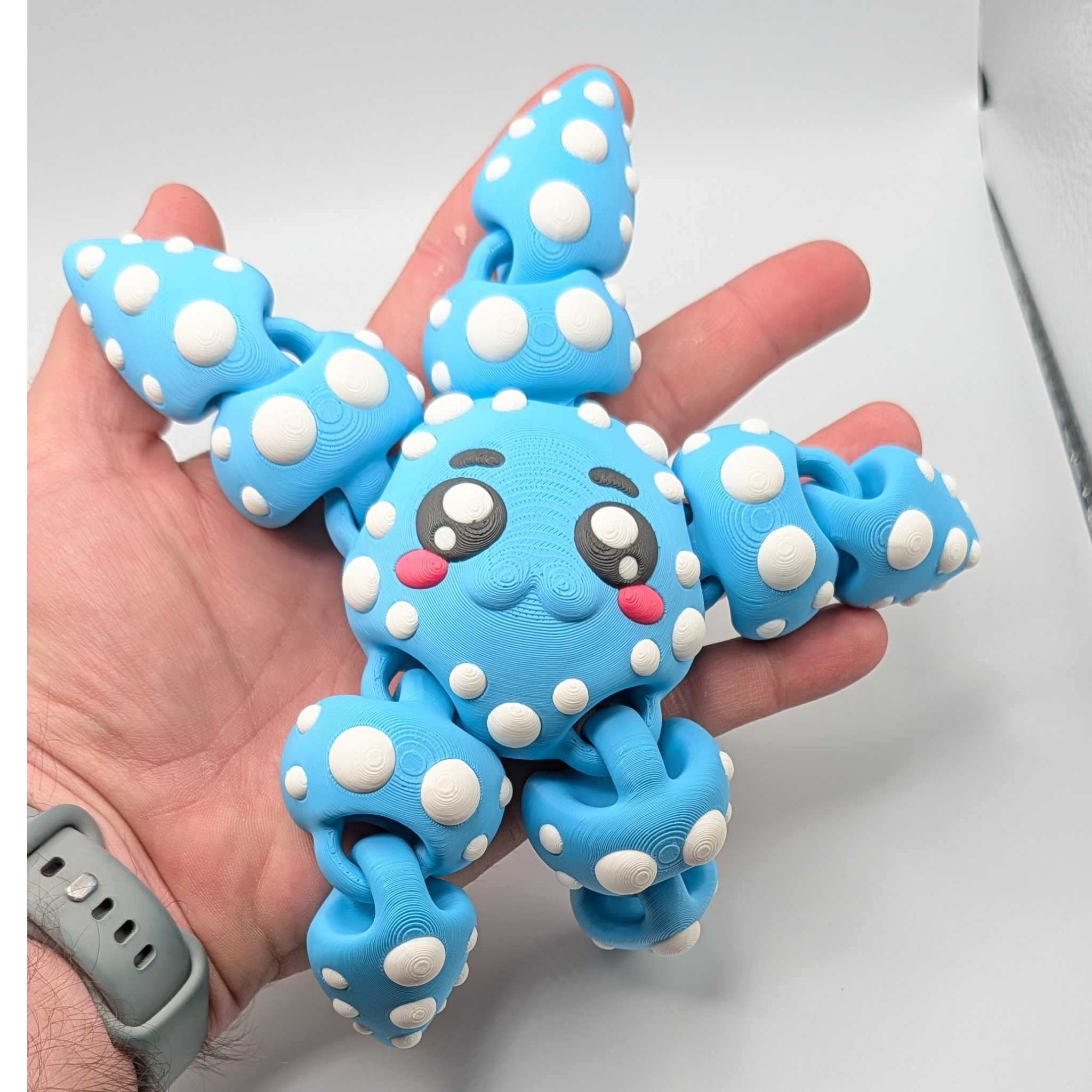 Articulated Starfish Fidget Toy – Pirate, Bow, Standard Styles