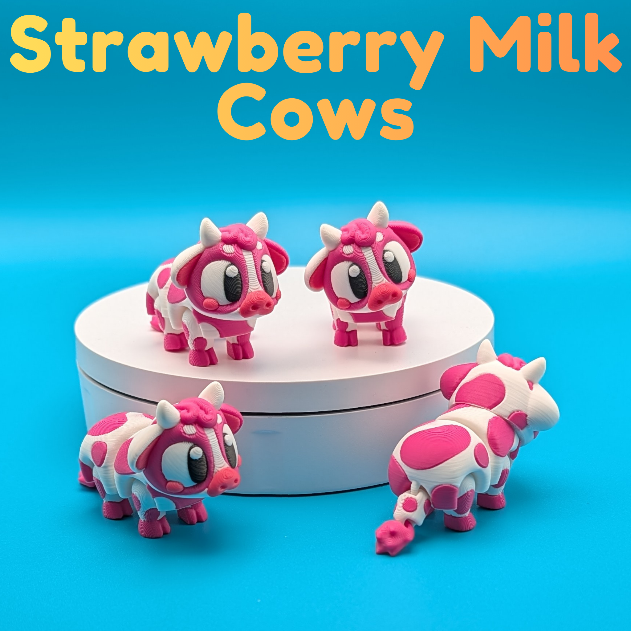 Flexi Cows | Articulated Fidget Figure