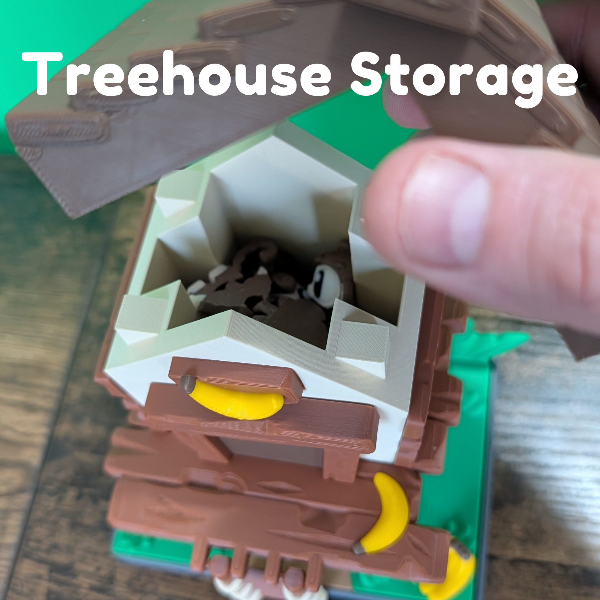 Flexi Monkey & Treehouse Playset