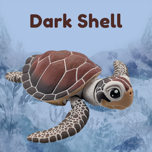 Articulated Sea Turtle | Realistic Fidget Figure