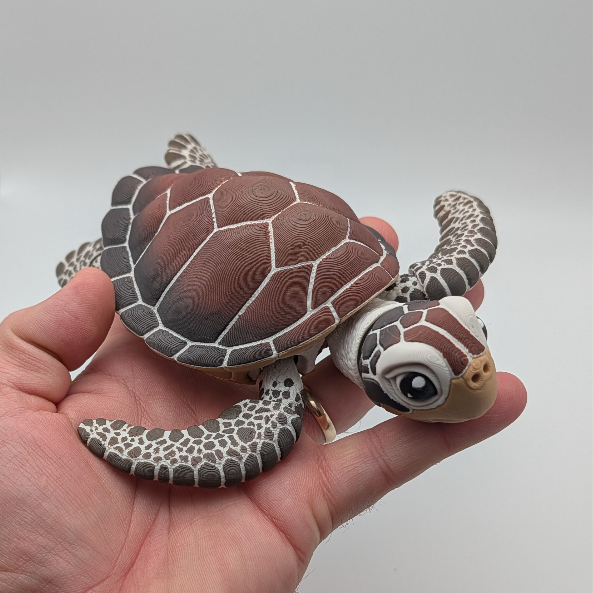 Articulated Sea Turtle | Realistic Fidget Figure
