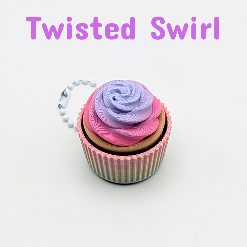 Love Cupcake Clickers | Mechanical Fidget Keychain