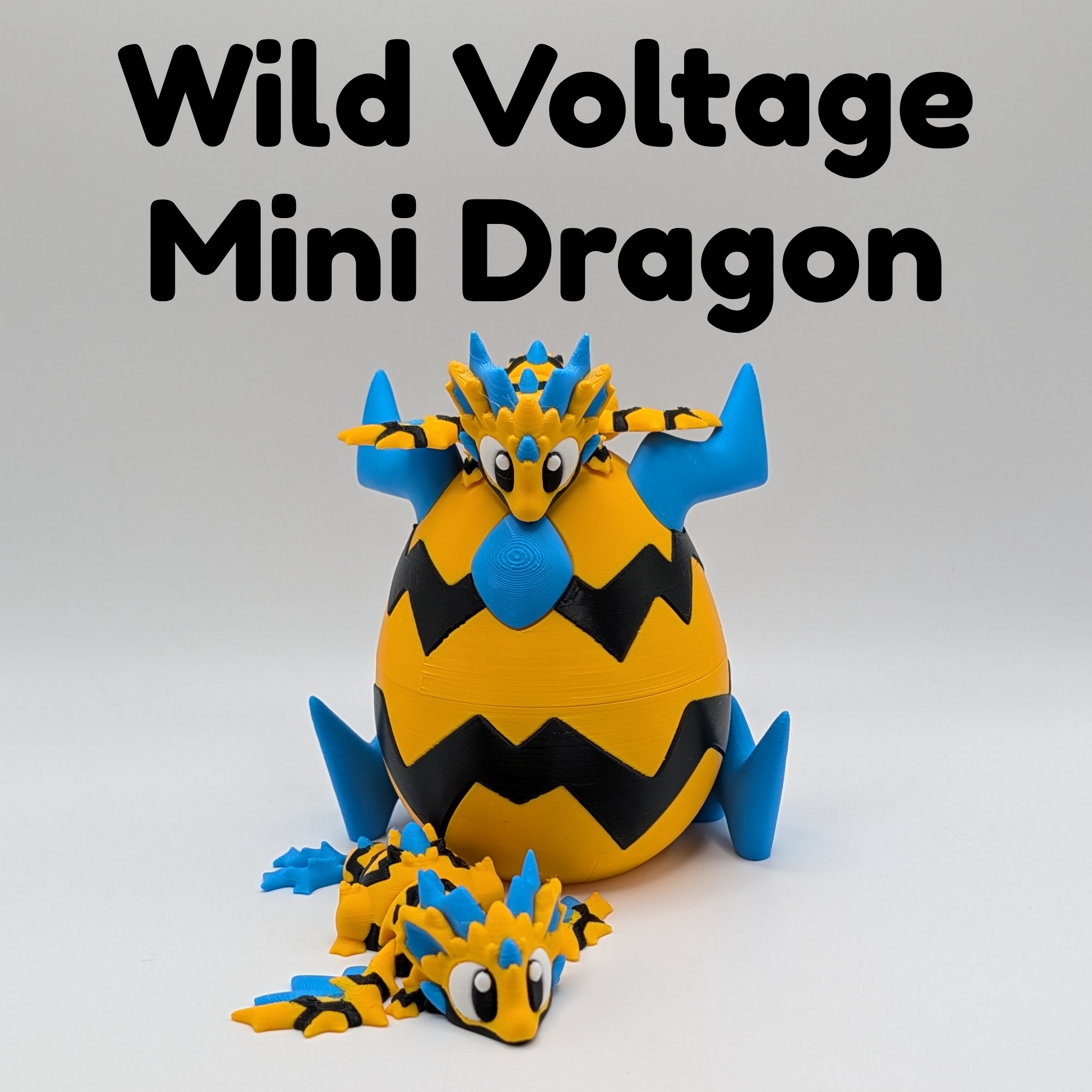 Wild Voltage Mini Dragon - Articulated Fidget
