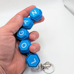 Personalized Name Clicker Keychain