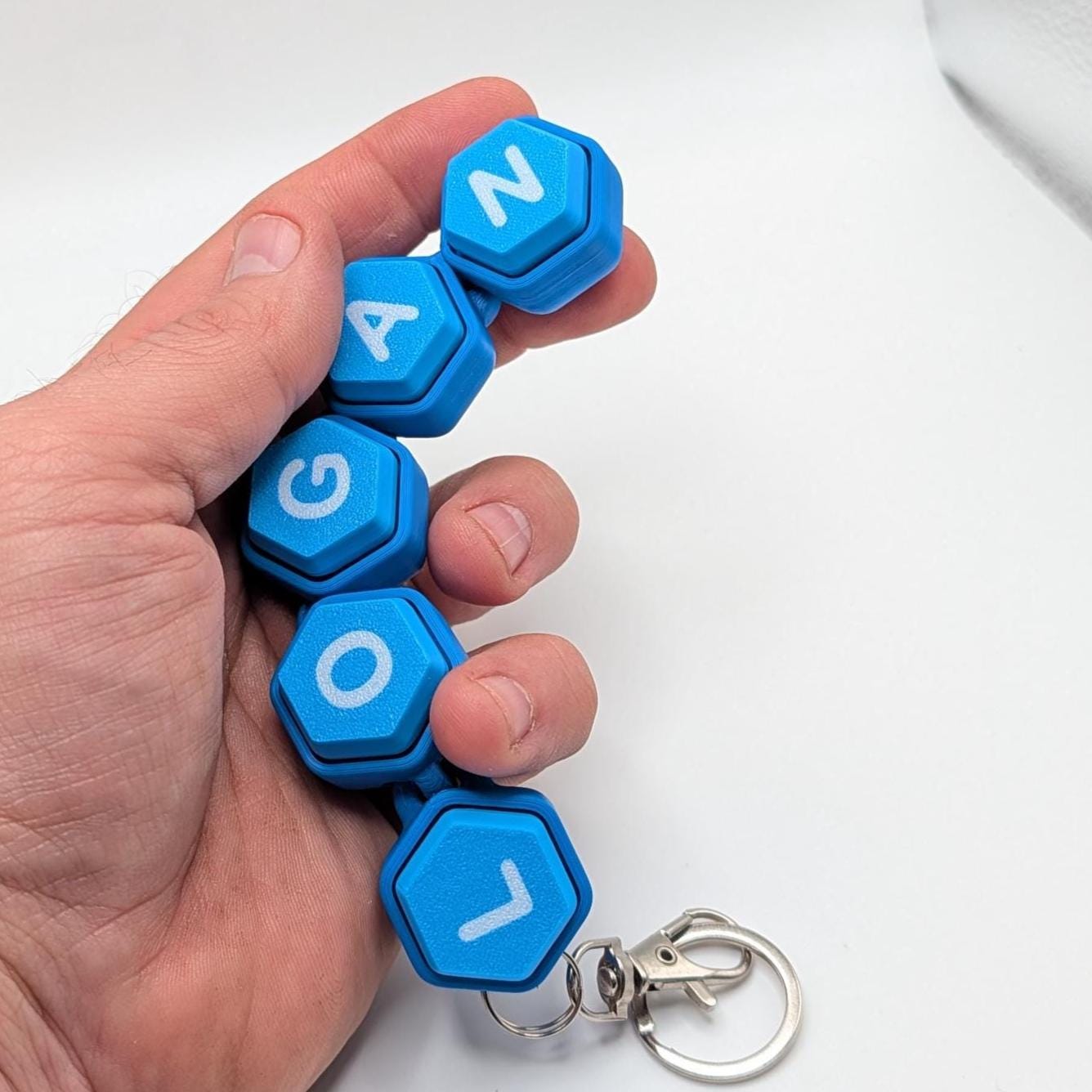 Personalized Name Clicker Keychain