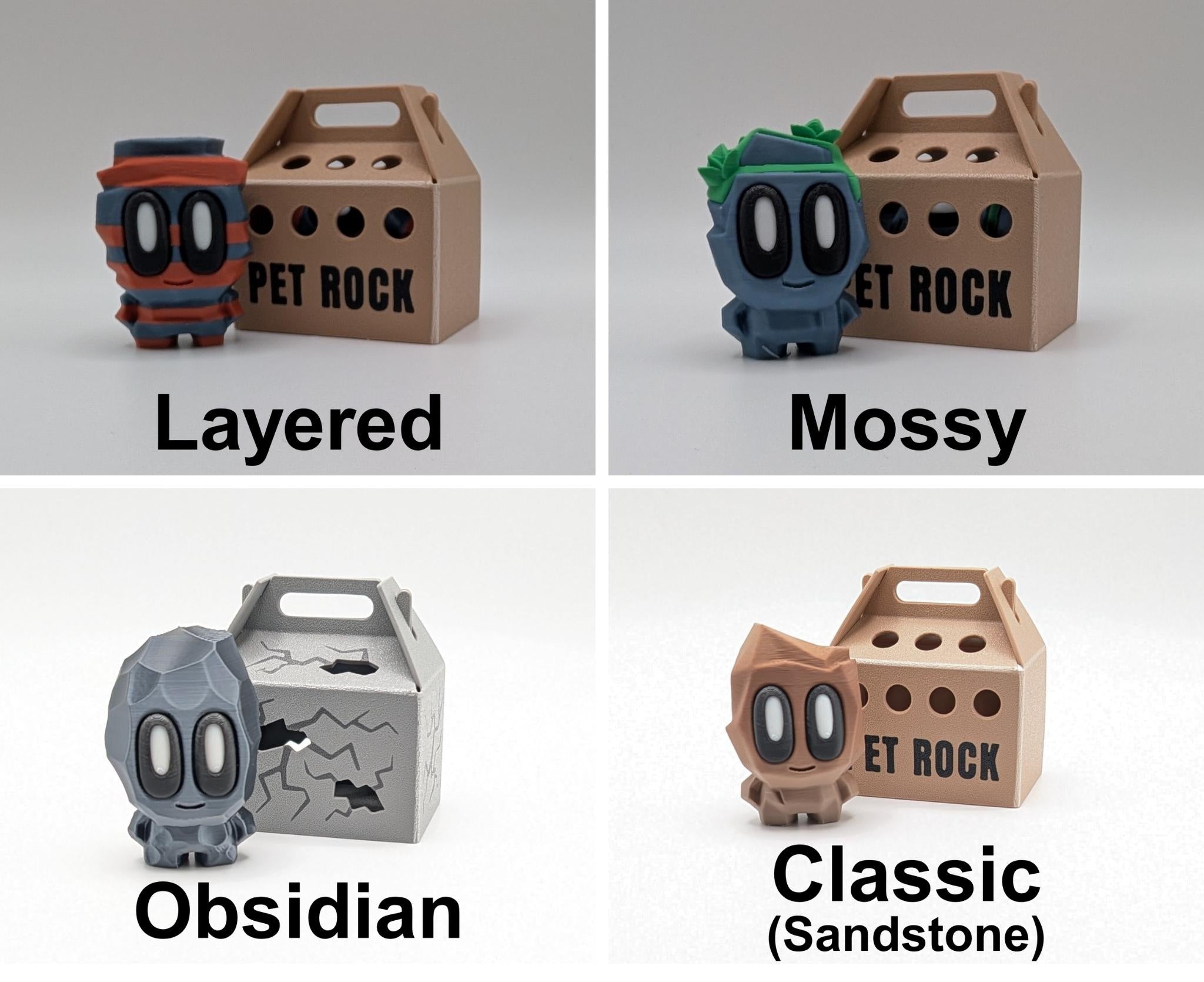 Pet Blob Rock Gift | Collectible Desk Companion