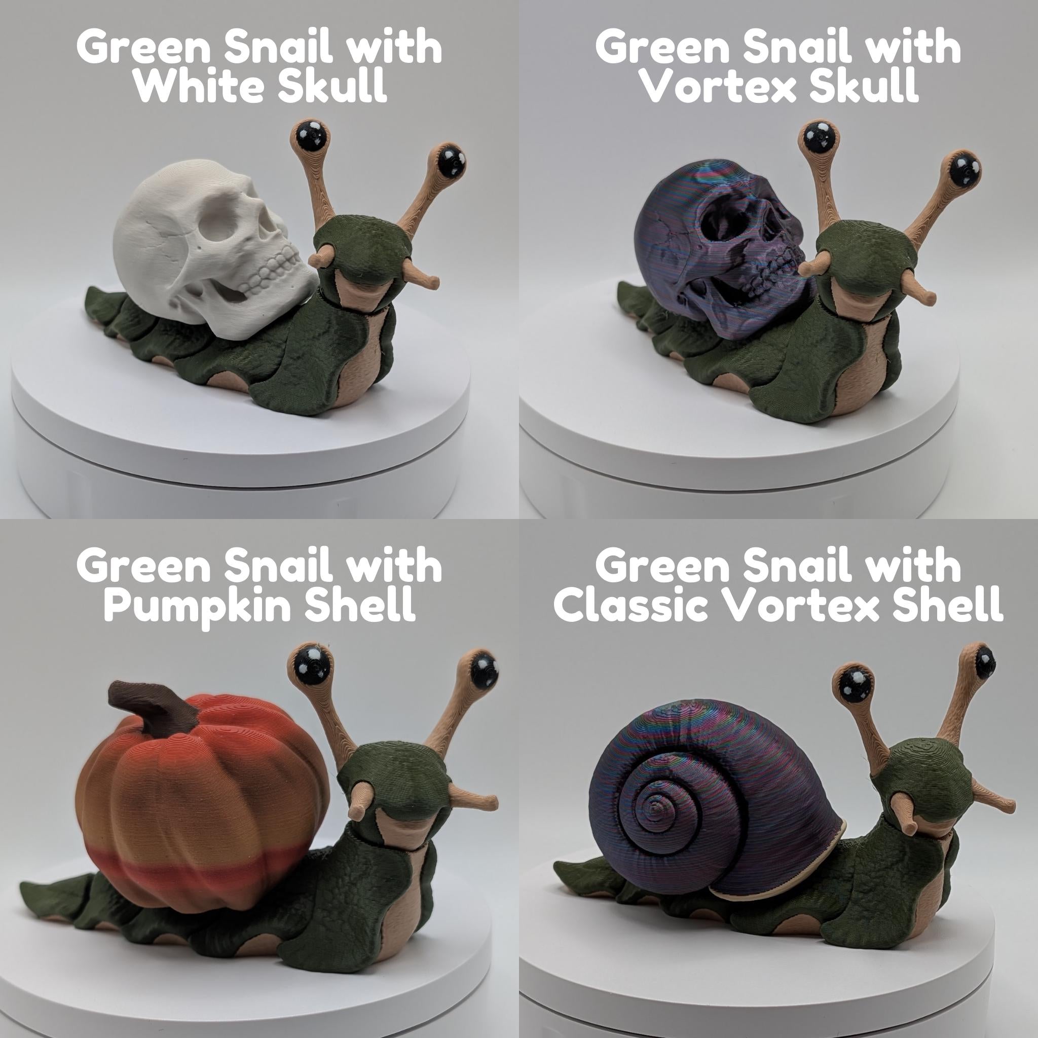Custom Snail Figure with Choice of Shell