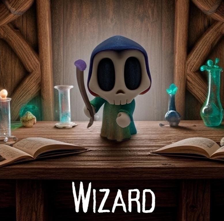 Blob Skeleton Figure