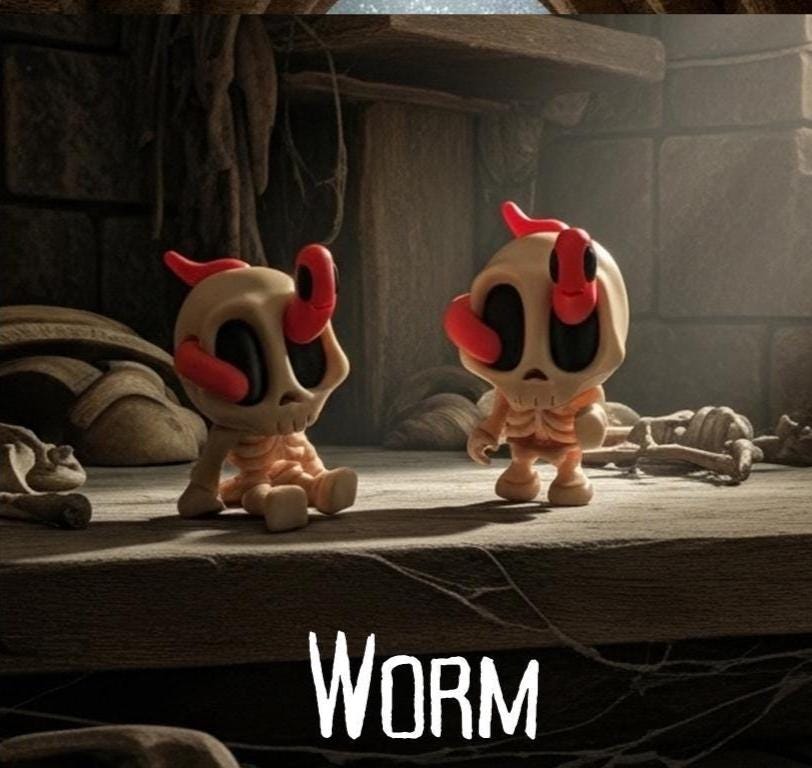 Blob Skeleton Figure