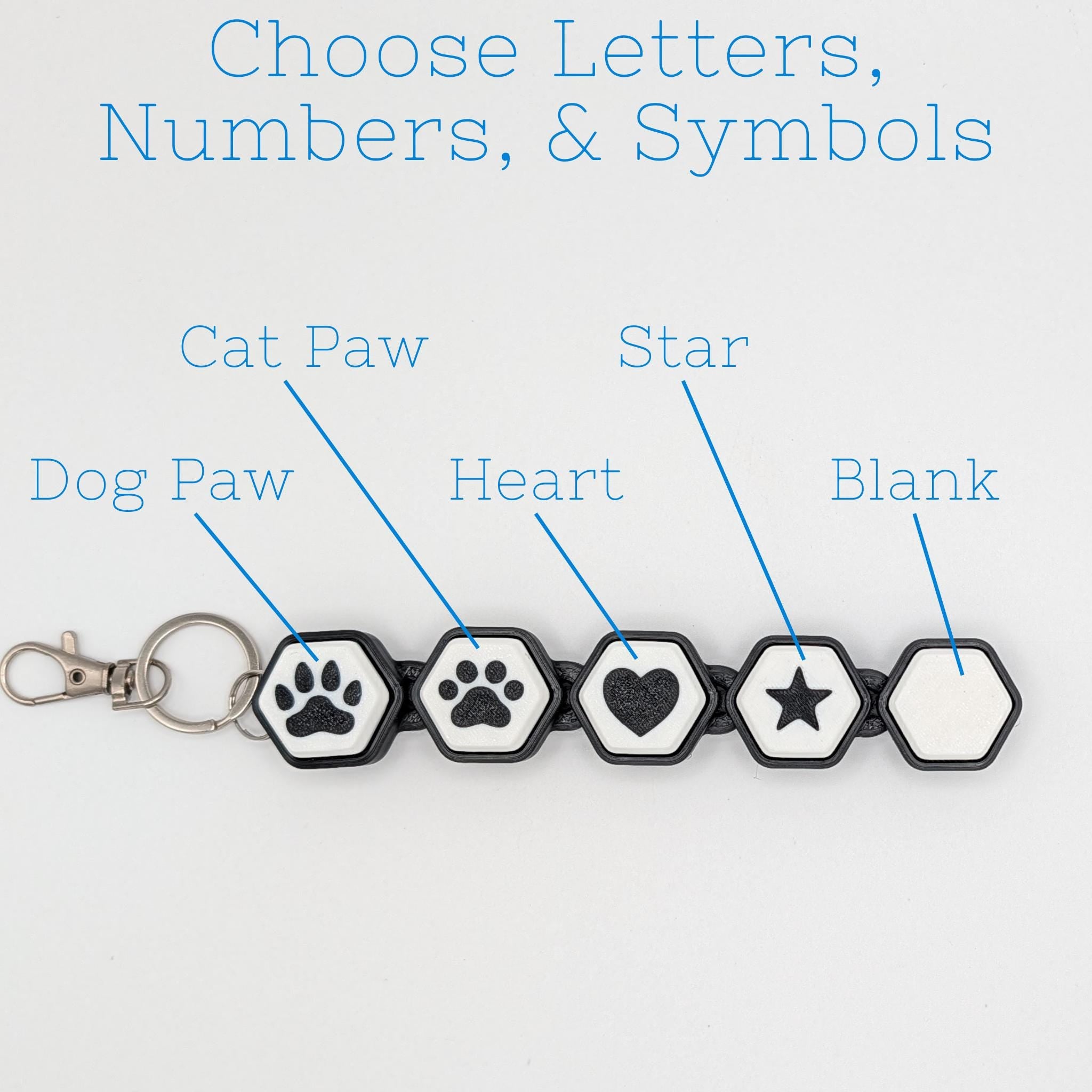 Personalized Name Clicker Keychain