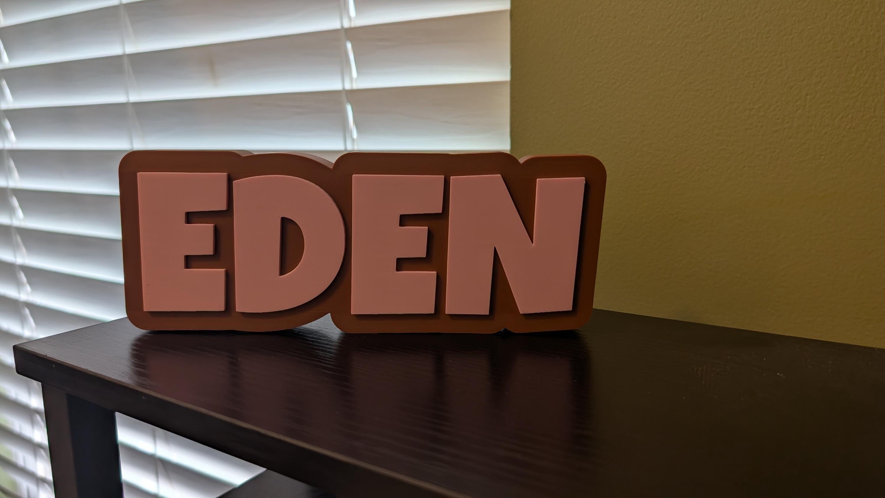 Personalized Desk Name Plate