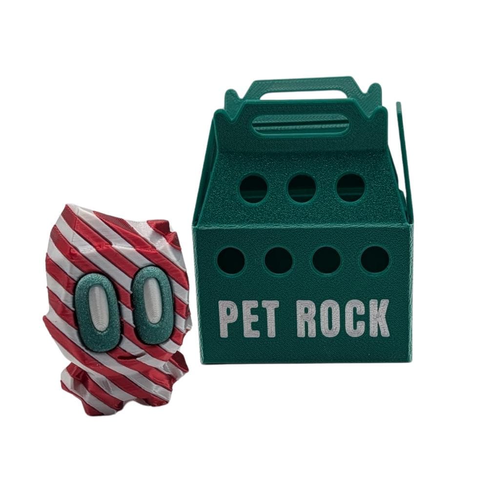 Premium Candy Cane Blob Rock Gift
