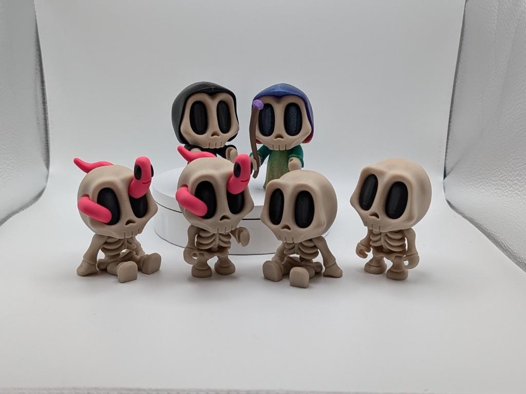 Blob Skeleton Figure