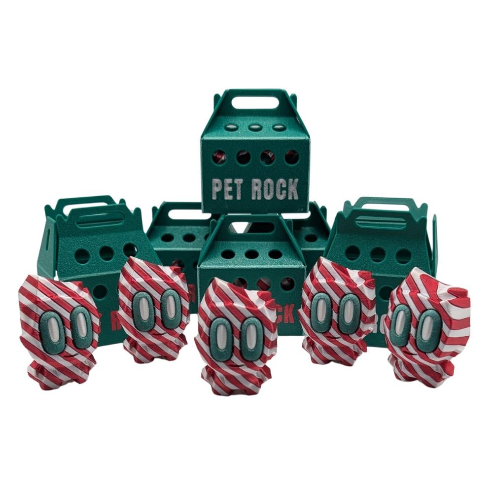 Premium Candy Cane Blob Rock Gift