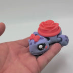 Articulated Clicker Turtle Fidget Toy with Mechanical Switch
