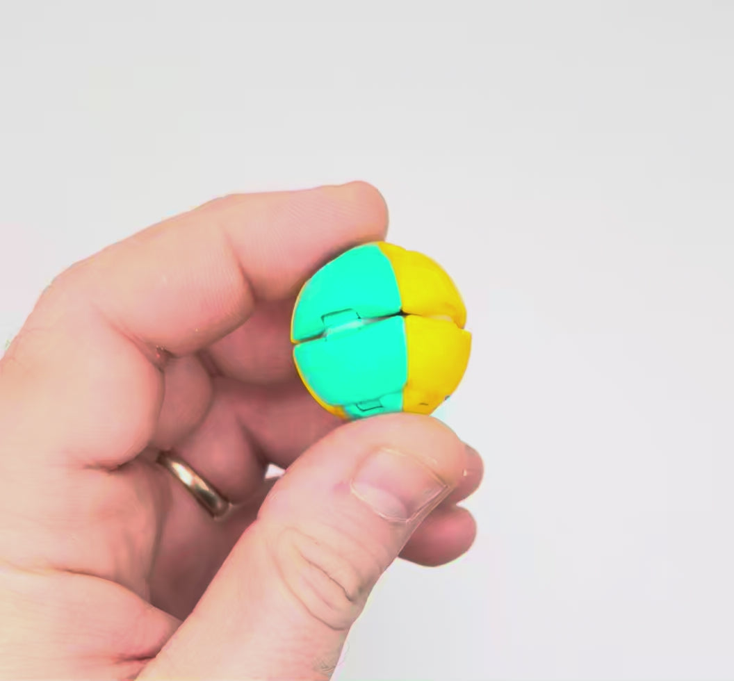 Zorbles Squishy Fidget Toy with Keychain Case