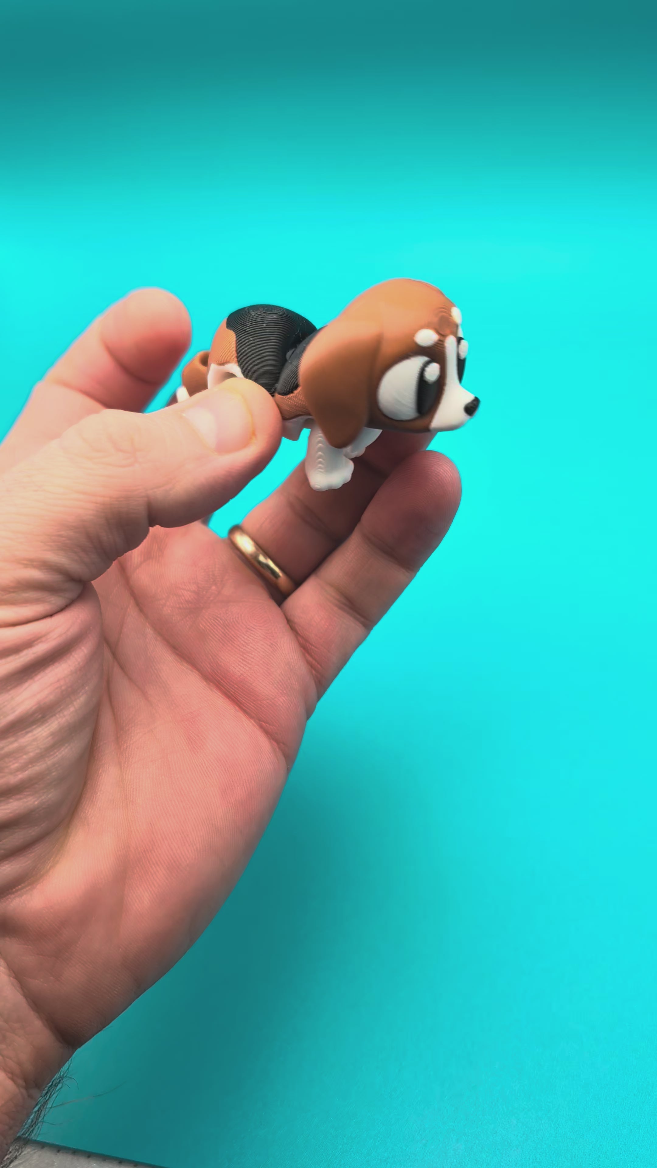 Flexi Beagle | Articulated Puppy & Play Yard