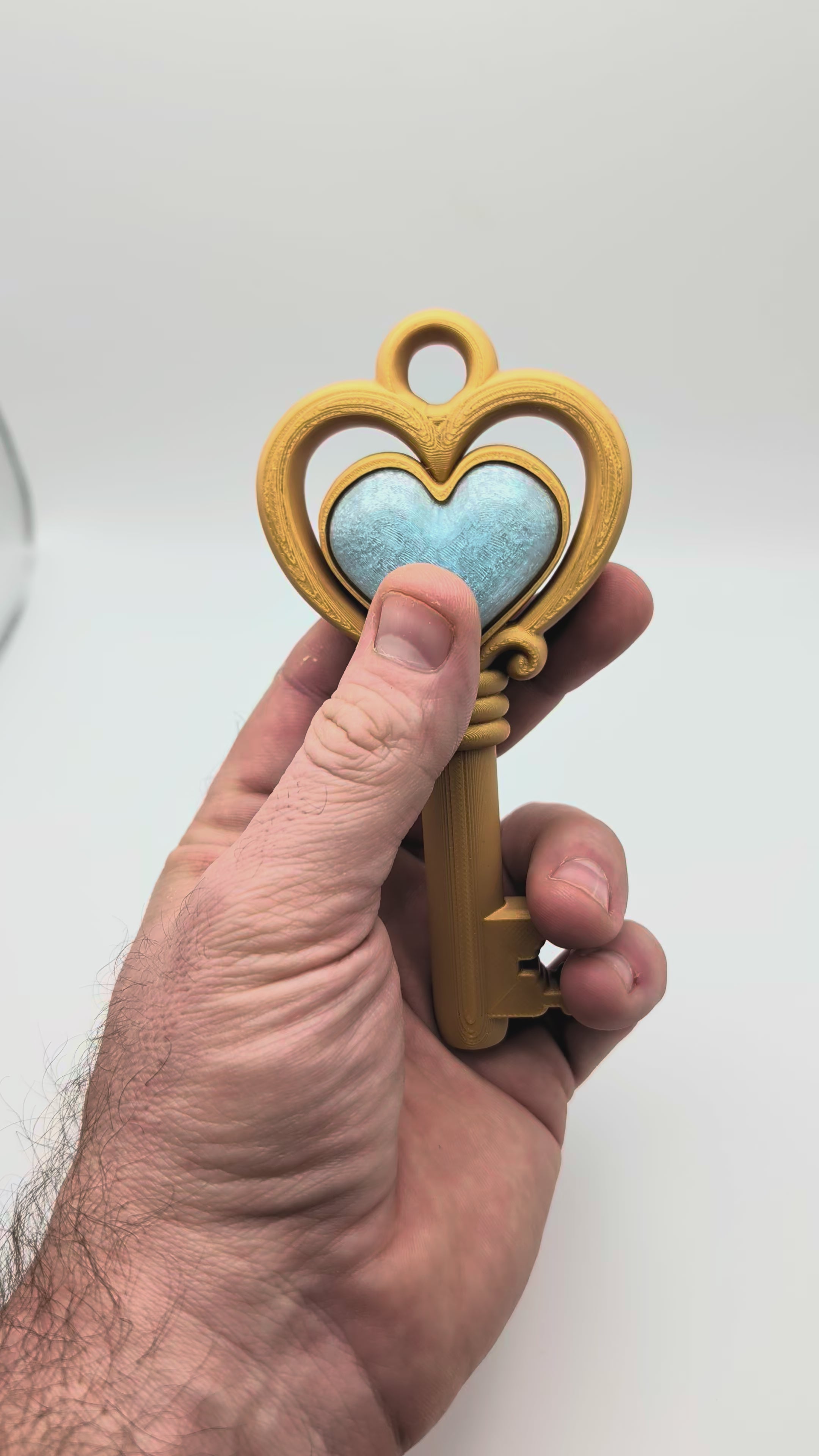 Key to my Heart Clicker - Mechanical Fidget Toy